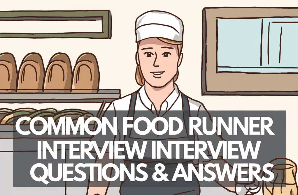 11 Common Food Runner Interview Questions & Answers 2024